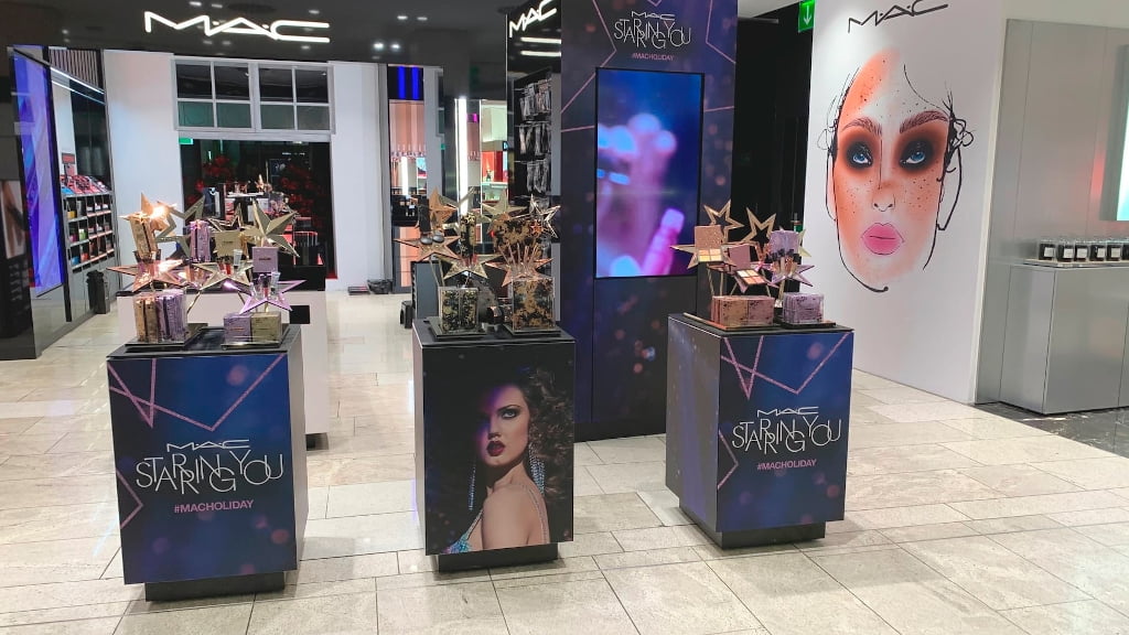 POS-Relaunch von M·A·C in der Schweiz